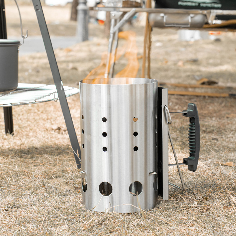 Charcoal Ignition Barrel Charcoal Barbecue Tool Charcoal Barrel Igniter Barbecue Grill Barbecue Ignition Barrel