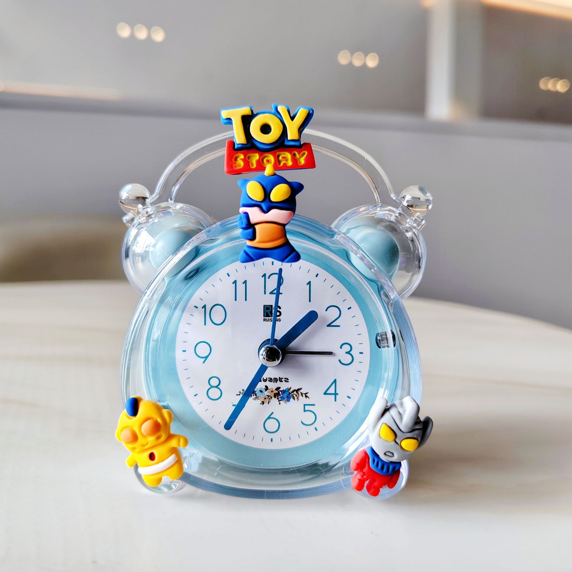 Picture of Childlike Cartoon Kidsren's Alarm Clock Creative Student Bedside Small Alarm Clock Kindergarten Small Gift Sharing Small Gift for the Whole Class