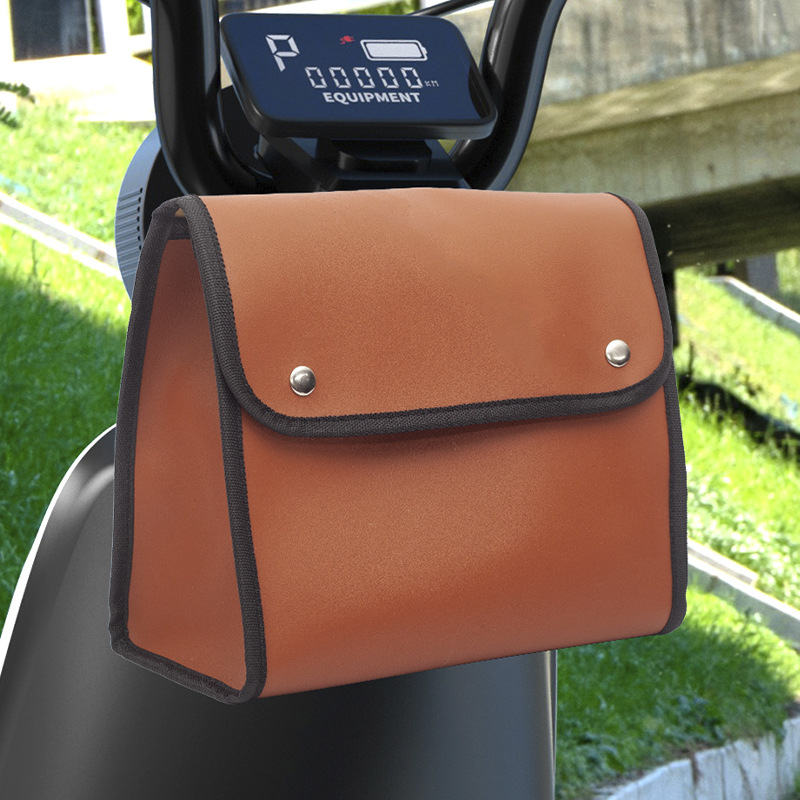 Picture of Electric Car Hanging Bag Front Rainproof Hanging Bag Bicycle Storage Bag Large Capacity Charger Storage Bag