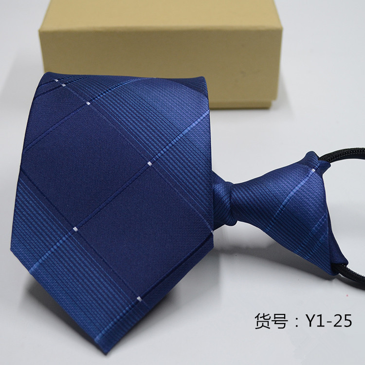 Picture of Men's Easy-To-Pull Casual Zipper Tie New Korean Style Professional Formal Wear Convenient Lazy Tie Ready for Sale