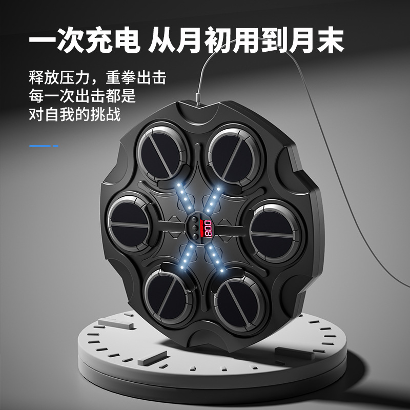 Picture of Home Boxing Target with Counting Function to Train Reaction Ability, Speed and Rhythm, Sports Fitness Toy, Portable