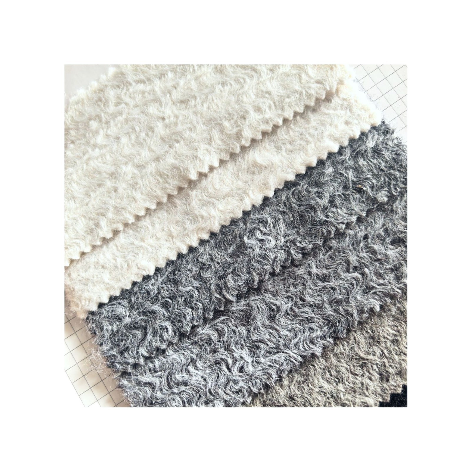 Picture of Pit wool, wavy patterns, women's clothing, children's jackets, home fur, coats, woolen fabric, fashionable fabric