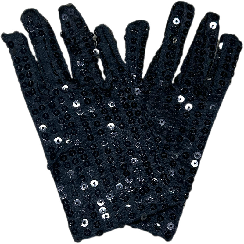Picture of Children's Day Stage Sequin Gloves Become Children's Performance Dance Gloves for Party Night Dance Performances