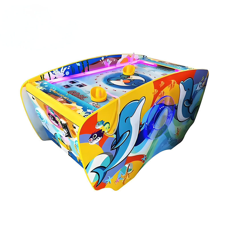 Sports competition game machines wholesale, large air cushion ball double hockey machines, family parent-child interactive entertainment equipment