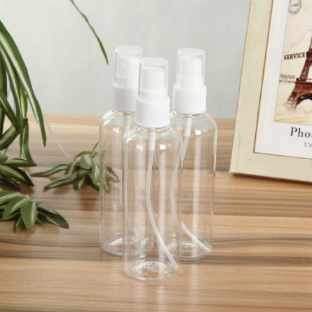 100ML alcohol spray bottle disinfection spray bottle plastic transparent spray bottle travel suit portable
