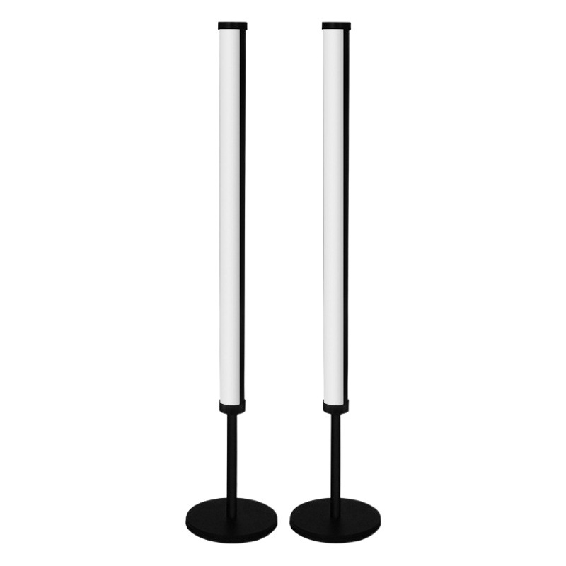 New Led Round Bottom Desktop Colorful Rgb Atmosphere Table Lamp Computer E-Sports Music Rhythm Live Broadcast Pickup Lamp Smart