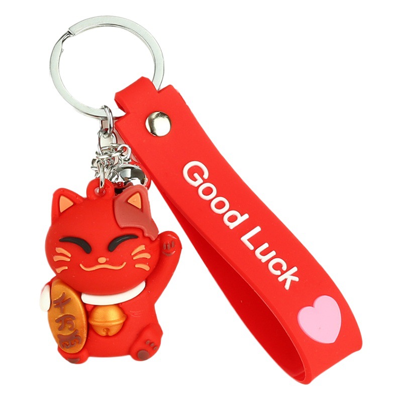 Children's Day 2023 Teacher's Day Gift Event Cute Bag Car Pendant Cartoon Lucid Cat Keychain