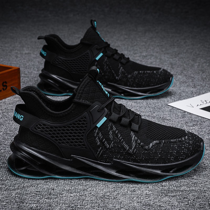 Picture of 2024 Spring and Summer New Men's Shoes Breathable Fly Knitted Lace up Running Shoes Trendy Fashion Casual Sports Shoes Cross-Border Wholesale