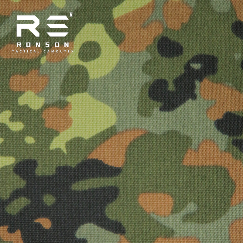Picture of FLECTARN German Spotted Jungle Camouflage 1000D Empty Variable Silk Polyester Lacquable Waterproof Oxford Cloth