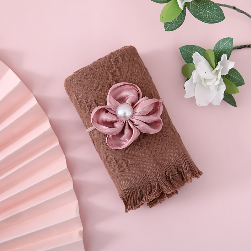 Picture of Accompanying gift cotton tassel towel wedding wedding wedding bridesmaid return gift creative gifts wholesale