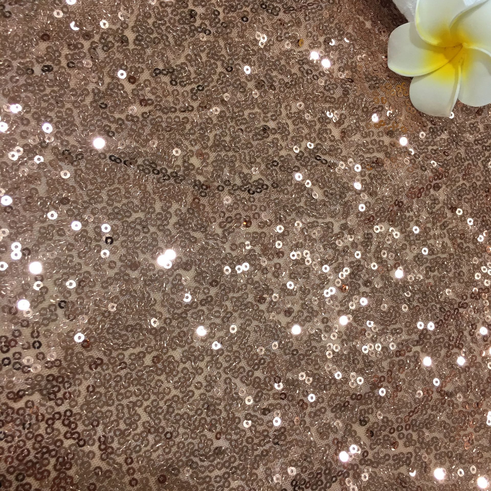 Picture of Spot wholesale 3mm sequin cloth scrambled sequin fabric wedding costume sequin fabric beaded fabric