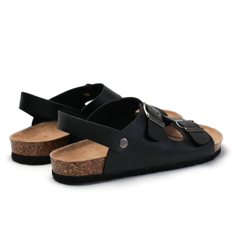Picture of Foreign Trade Slippers Men's Summer Fashionable Flip-Flops Men's Cork Beach Korean Style Clip Foot Couple's Leather Sandals and Slippers Women's Summer