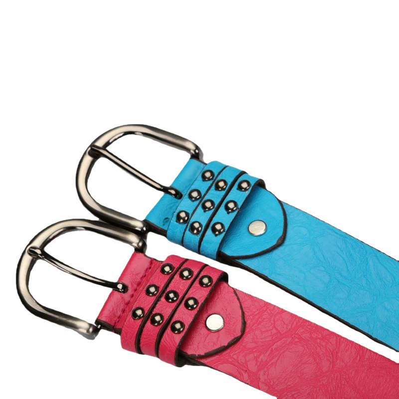 Hf533 Women's Belt Punk Style Easiest for Match Fashion Women's Belt Women's Belt Spot Wholesale M004