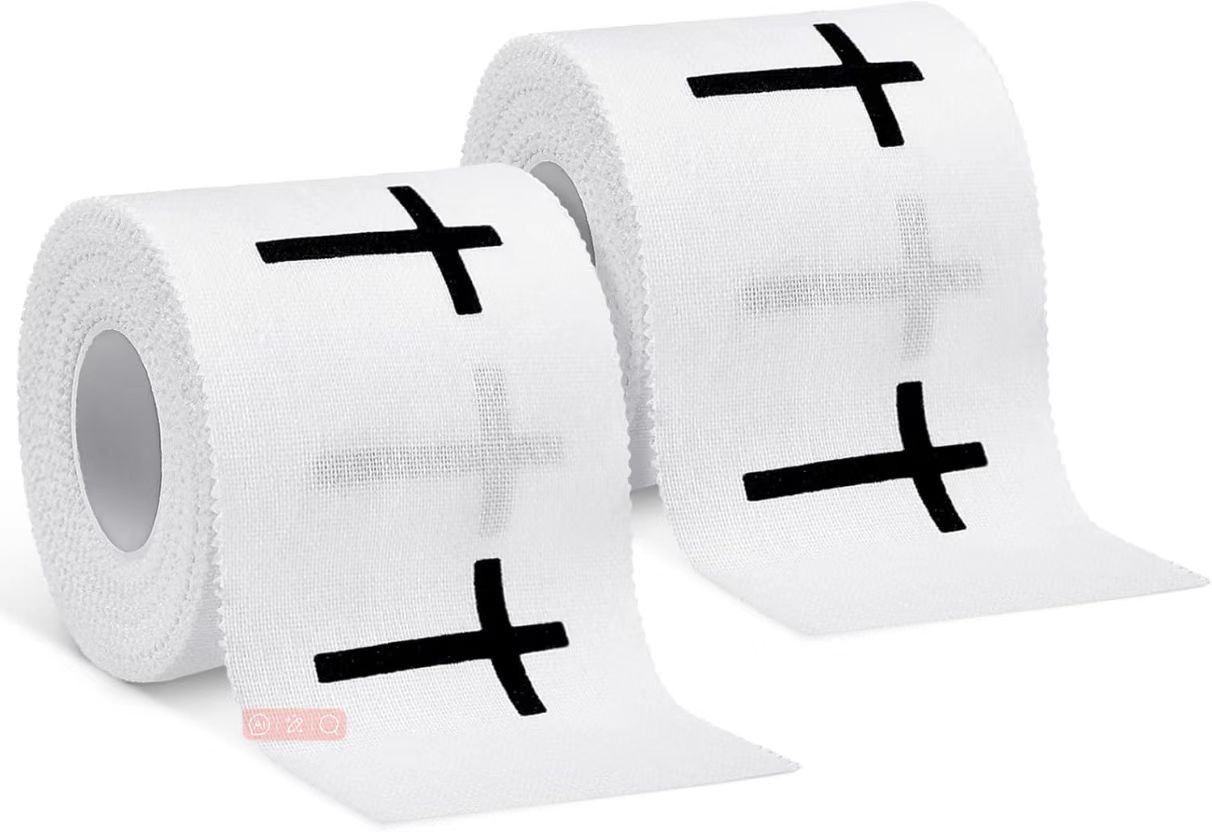 Picture of Cross-Border Hot-Selling White Adhesive Sports Tape Outdoor Finger and Wrist Support Bandage Cotton Cross-Stitch Adhesive Tape