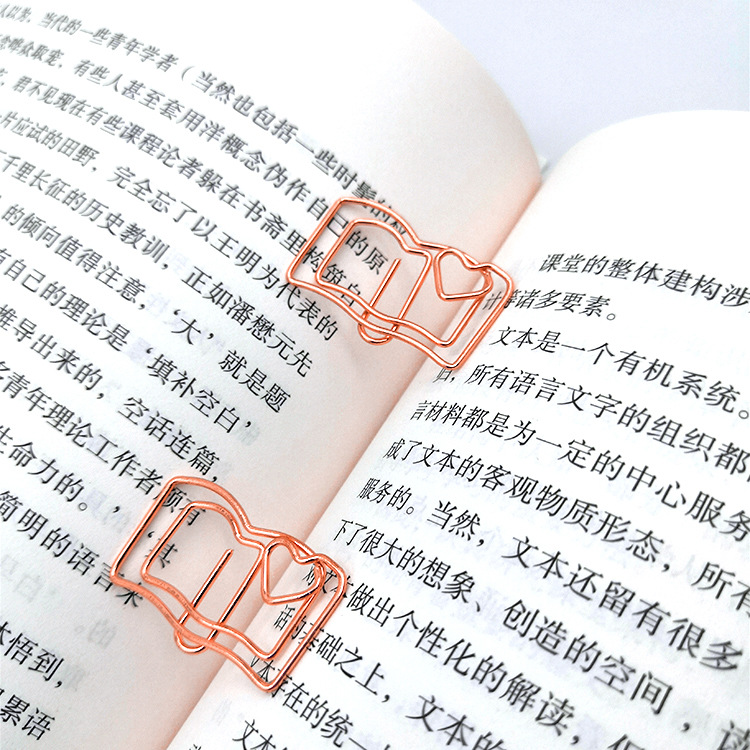 Picture of Animal shaped paper clip creative cherry blossom paper clip wholesale love letter paper clip factory spot direct sales