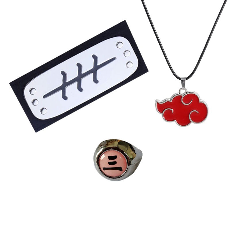 Picture of Anime Ninja Necklace Xiao Organization Skunk Zhu Ring Payne Zero Three Yu Nanqing Sentenced to Enduring Protection of Red Cloud Three-Piece Suit
