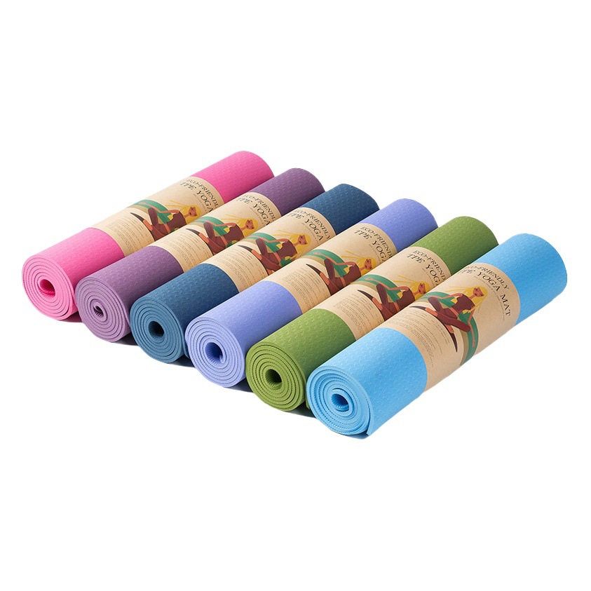 Slightly flaw tpe floor mat thickened non-slip dance carpet children shock pad camping fitness skipping rope yoga mat