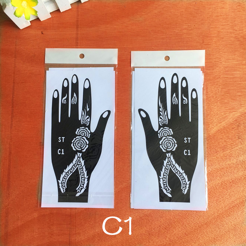 Picture of Dark Wind Hand Tattoo Palm Tattoo Template Hand Simulation Temporary Sticker Beautiful Original Hand Tattoo