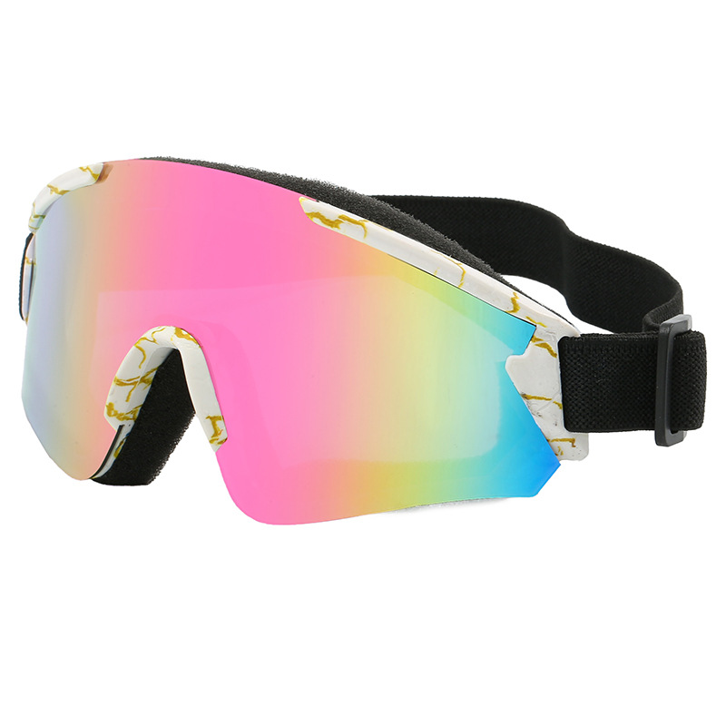 Picture of Men's and women's mountaineering ski goggles outdoor sports wind and sand ski glasses cross-border new colorful riding goggles