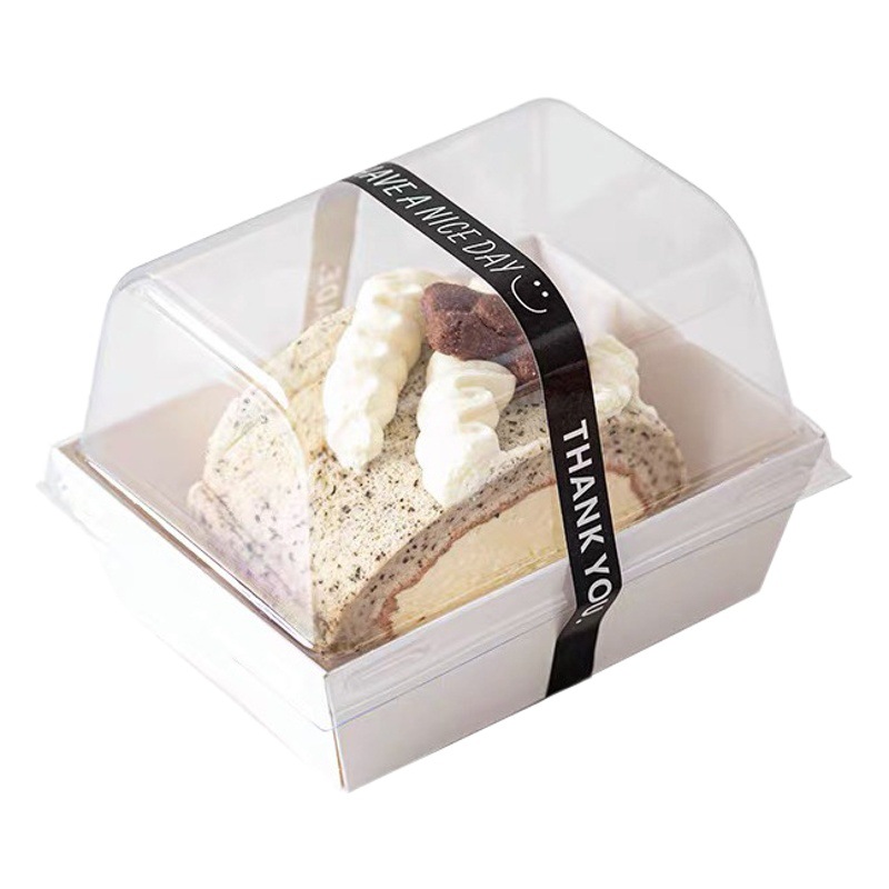 Net red cotton rolled packing box cake roll towel roll box mousse cut dessert box cut cake packaging box