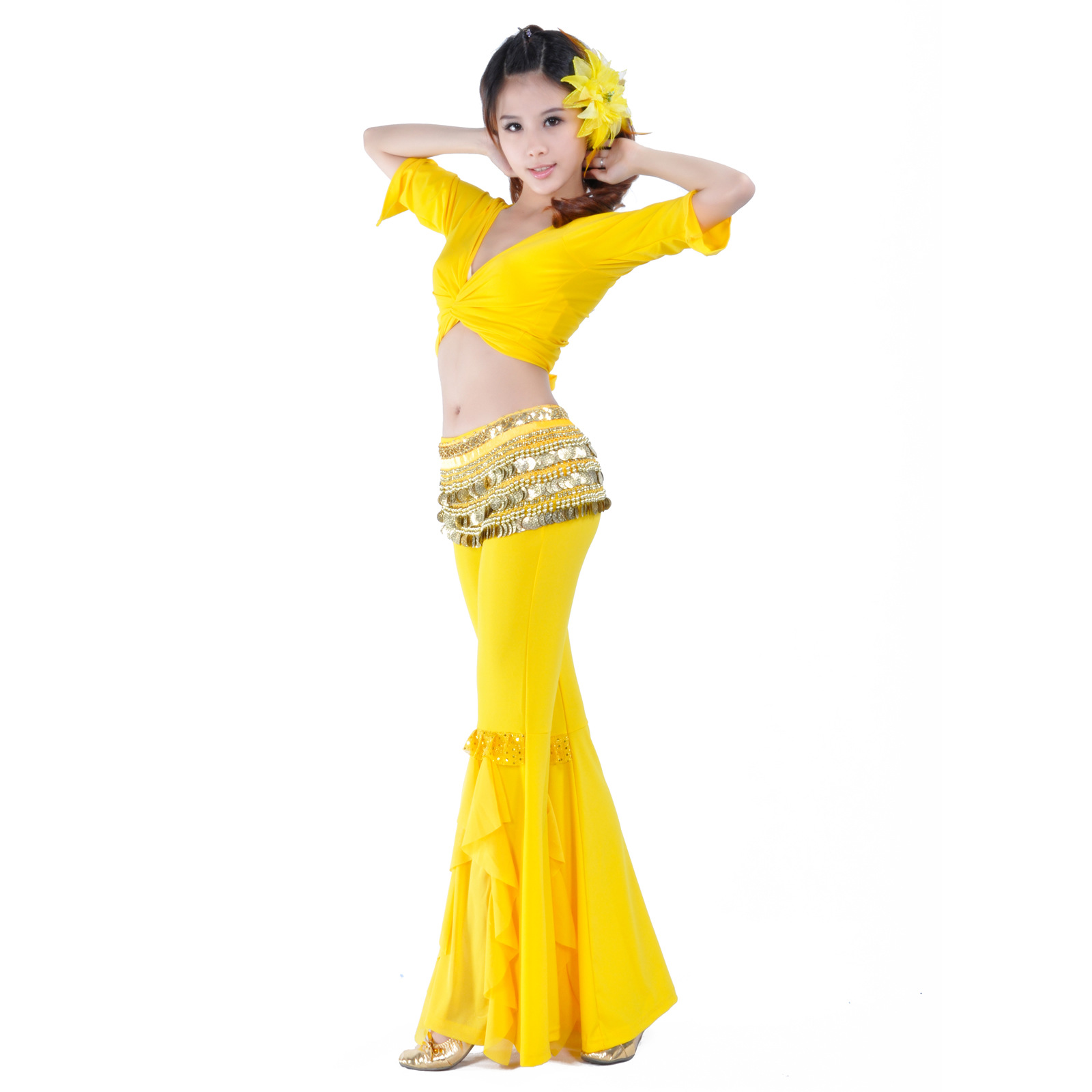 Picture of Dynamic suit, belly dance practice, belly dance sports suit, belly dance practice clothing suit wholesale
