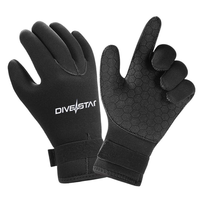 Picture of Cross-Border Wholesale 3/5mm Diving Gloves, Anti-Cut, Anti-Stab, Fishing and Catching Fish, Outdoor Warm, Non-Slip, Snorkeling and Surfing Gloves