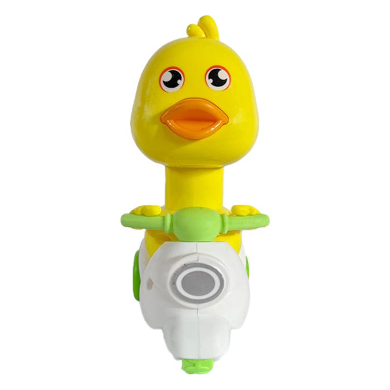 Little Yellow Duck Pull Back Press Car Cartoon Motorcycle Inertial Sliding Baby Toy Car Children's Gift Street Stall Wholesale