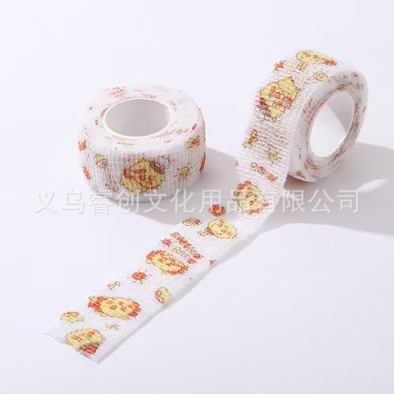 Picture of Cross-Border Bandage Anti-Wear and Anti-Cocoon Self-Adhesive Elastic Bandage Silent Bandage Finger Cot Student Writing Finger Protection Finger Bandage