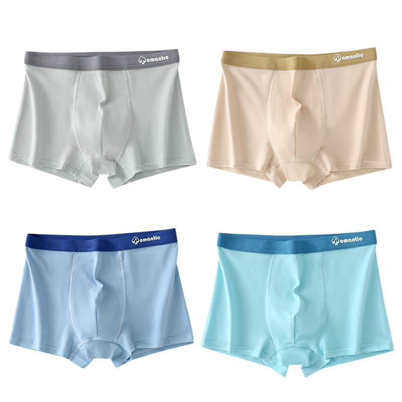 Picture of Youth underwear boys development period students junior high school students older children cotton boxer shorts development period plus size