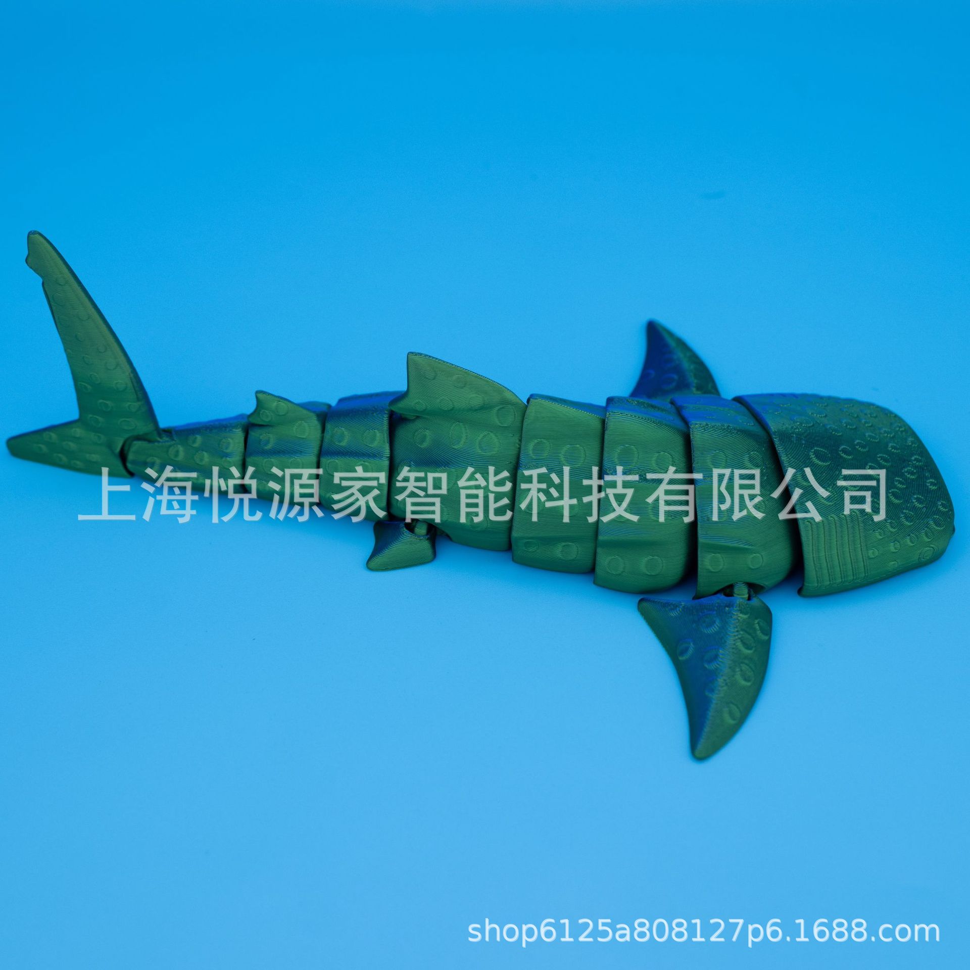 Picture of 3d printing polka dot whale shark realistic children gift model toy gift movable joint new cross-border night market