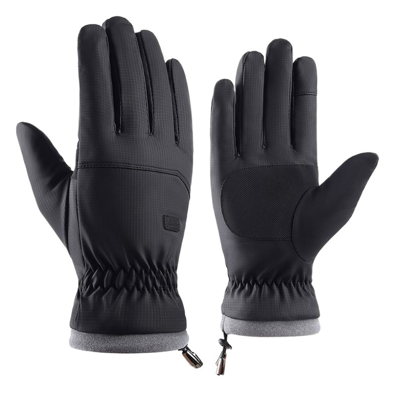 Winter Sports Cycling Waterproof and Windproof Gloves Ski Mountaineering Outdoor Sports Non-Slip Touch Screen Skin-Feel Gloves for Men