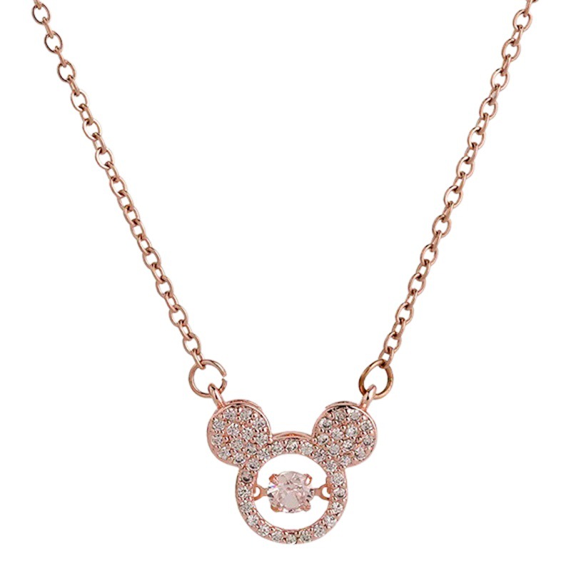 Light Luxury Niche Design Simple Pendant Fashionable Temperament Zircon Clavicle Chain Non-Fading Titanium Steel Necklace Accessories for Women
