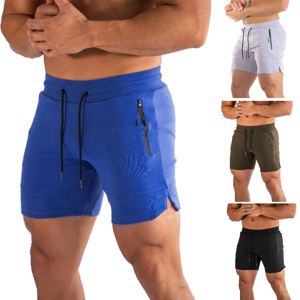 2025 New Running Sports Shorts Men's Brothers Fitness Training Pants Summer Breathable Quick-Drying Beach Pants