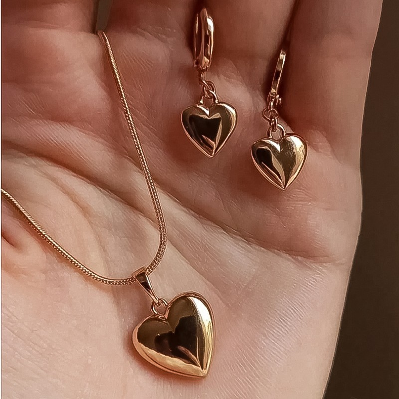 Picture of Cross-border European and American New Pendant Jewelry Necklace Temperament Design Sense Light Luxury Earrings Necklace Imitation Pearl Jewelry suit