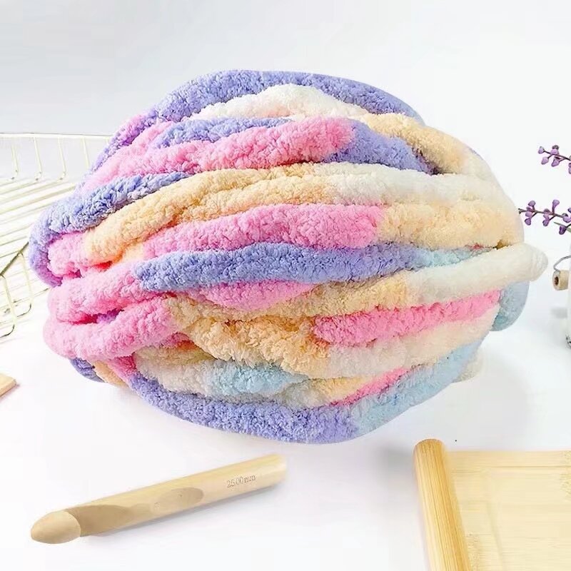 Picture of Cat Tail Super Thick Wool Group Handmade DIY Knitted Blanket Cat Nest Cushion Ice Line Finger Scarf Iceland Line