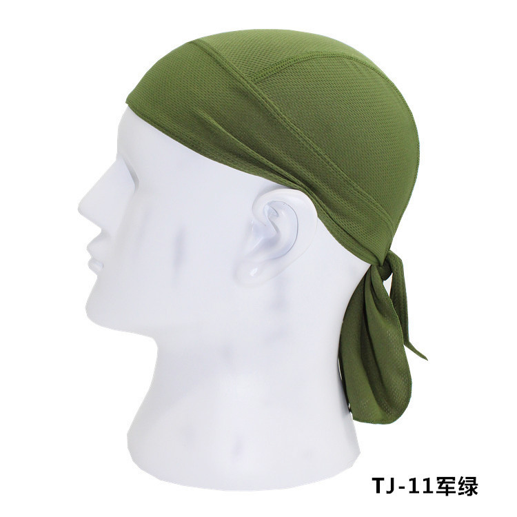 Picture of Outdoor Cycling Pirate Hat Quick-Drying Sports Turban Moisture-Wicking Breathable Sun Protection Hood Pirate Turban Small Hat