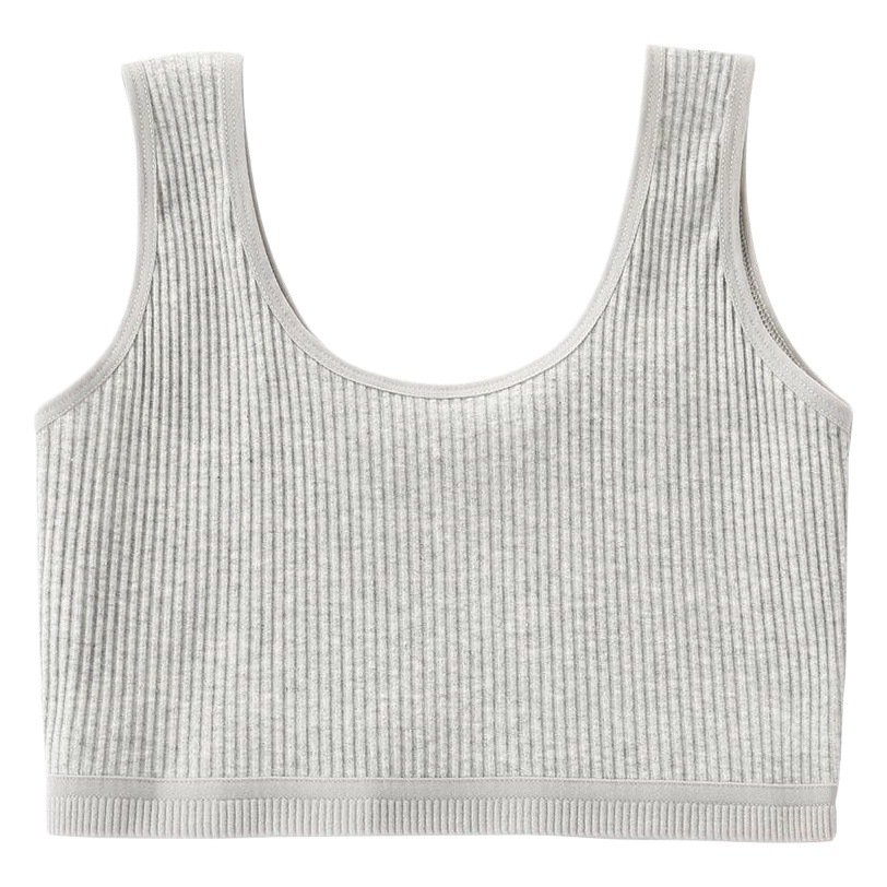 Girls' Intimates Development Period Girls Big Kidsren's Vest Students Primary School Students Pure Cotton Girls Adolescent Kidsren's Bra