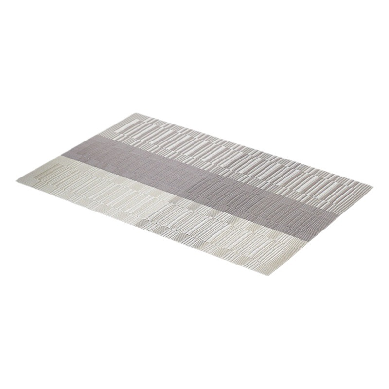Cross-Border Bamboo Gradient Color Matching Mat Teslin Insulation Pvc European Accessible Luxury Restaurant Table Plate Mat Insulation Mat