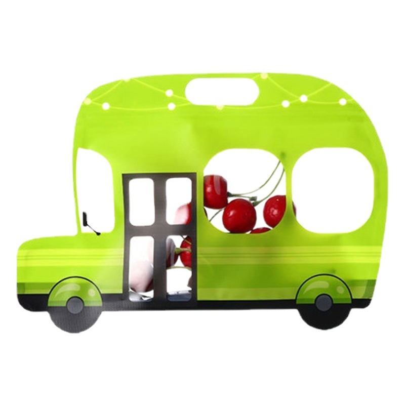 Car Baking Packaging Bag Jewelry Gift Plastic Bag Food Toy Bag Biscuits Xuehua Crisp Self-supporting Bag