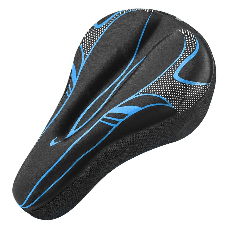Mountain Bike Seat Cushion Super Soft Seat Cover Road Bike Universal Silicone Thickened Seat Cushion Cover Soft Bicycle Accessories