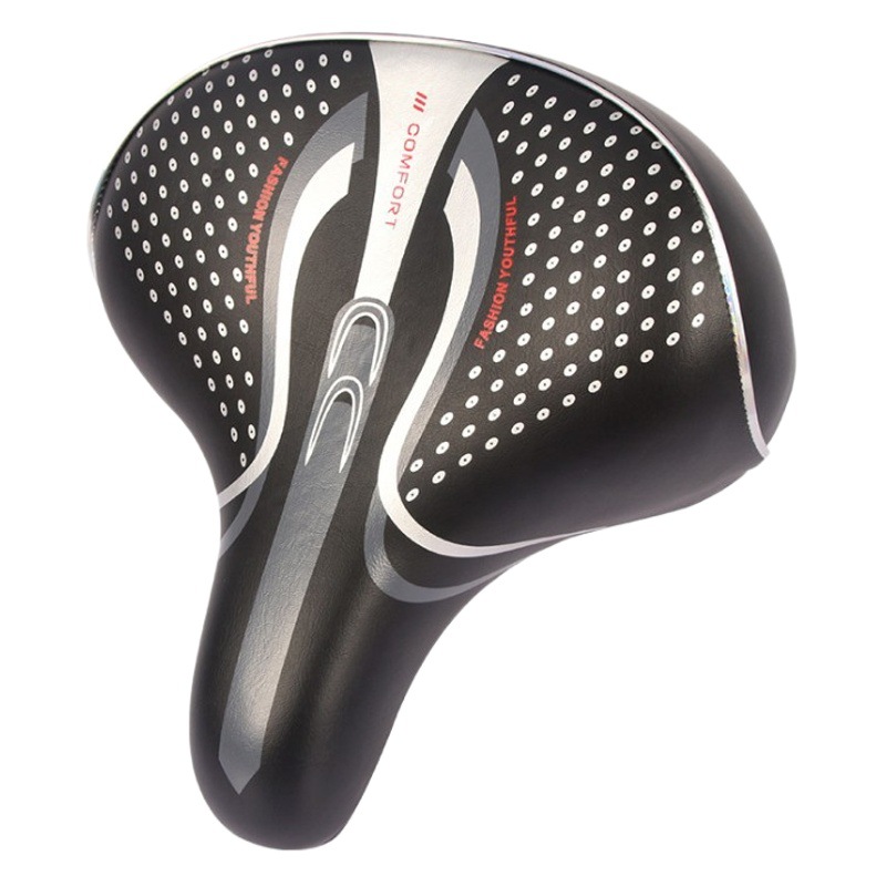 Electric Vehicle Seat Cushion Load Bicycle Saddle Enlarged Widened Cushion Large Seat Bag Accessories No. 1 Saddle