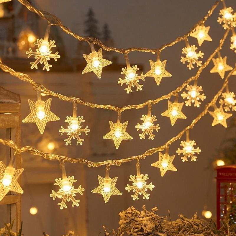 Star Lights Internet Celebrity Colorful Light String Night Light Girly Heart Decorative Lights Dormitory Bedroom String Lights Led Light String Flashing Lights