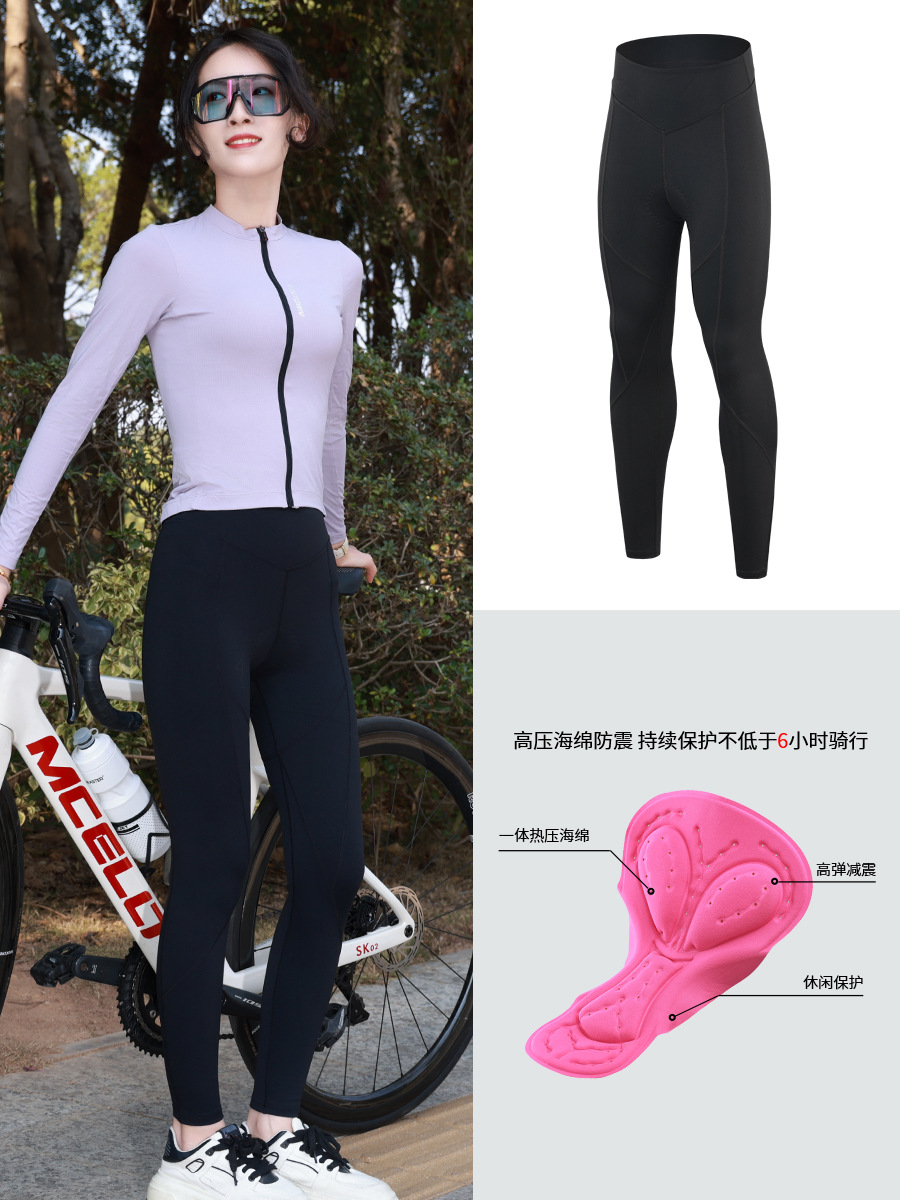 XINTOWN Cycling Pants Women's Summer Spring and Autumn Pants Mountain Road Bike Cycling Clothes Pocket Pants