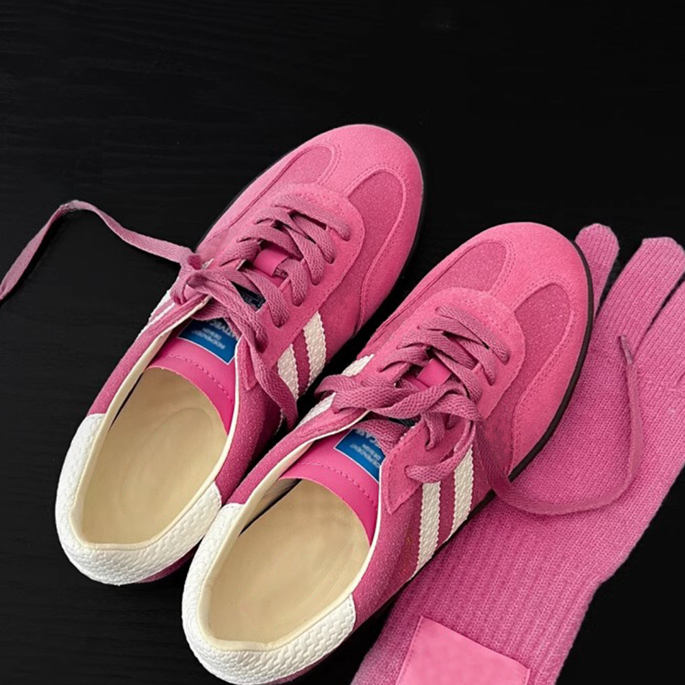 [Heavy new products] in stock cowhide version of new strawberry bear vintage German shoes Korean casual leather Forrest Gump shoes