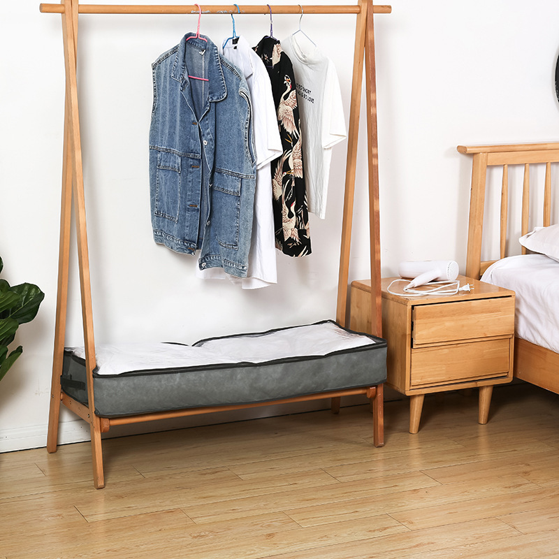 Picture of Amazon Bed Quilt Storage Bag Non-woven Reinforced Laptop Bed Clothes Sundries Quilt Finishing Storage Bag