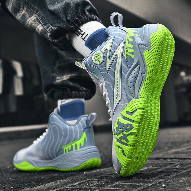 Men's shoes new basketball shoes mesh high-top sneakers student sports outdoor indoor training shoes lovers wholesale generation