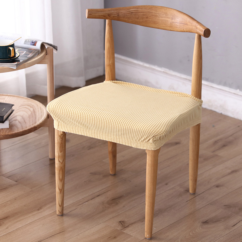 Picture of Dining Table and Chair Cover Universal Elastic Modern Simple Home Seat Cover Backless Office Cushion Cover Wholesale