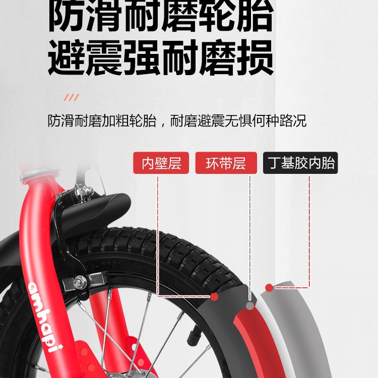 Picture of Children's Bicycles 3-5 Years Old-7 Years Old-8 Years Old Bicycles with Auxiliary Wheels for Boys and Girls Riding Kidsren's Bicycles for Kidsren