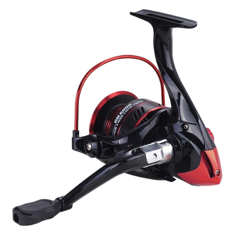 Kemeilong Spinning Reel Full Metal Spool Fishing Reel Sea Rod Reel Lure Reel Rock Rod Reel Long Cast Black Fishing Reel