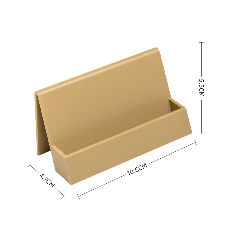 Picture of Creative card case card holder desktop business card storage box plastic wholesale business card display stand
